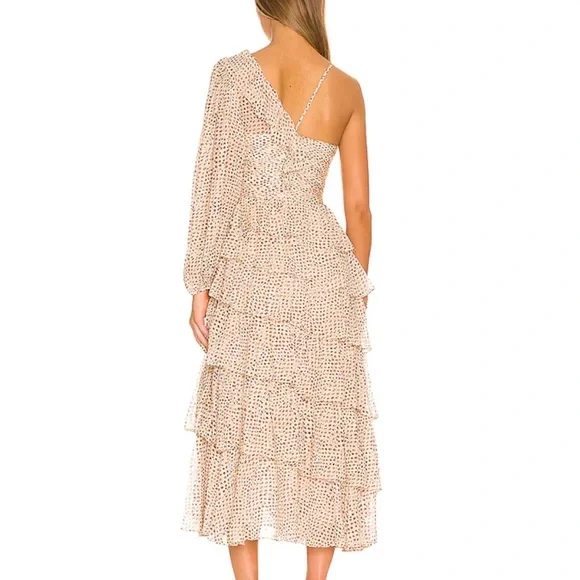 ❌SOLD❌ Ulla Johnson Hazel Gown in Leopard Ikat Dot - Picture 3 of 15